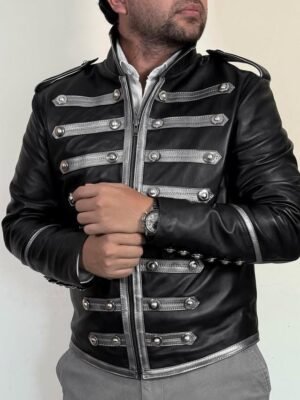 Chamarra Black Parade – Stylish Black Leather Jacket