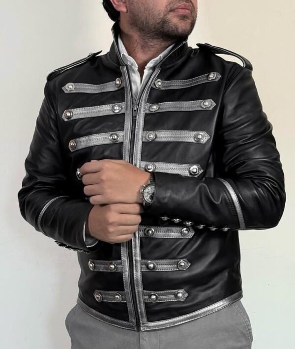 Chamarra Black Parade – Stylish Black Leather Jacket