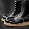 Autumn Winter High Boots British Men Vintage Genuine