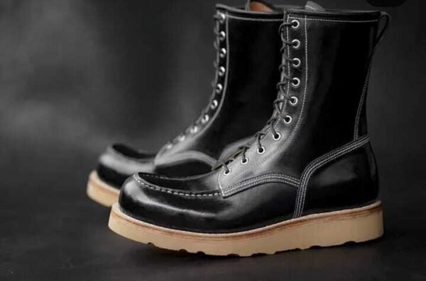 Autumn Winter High Boots British Men Vintage Genuine