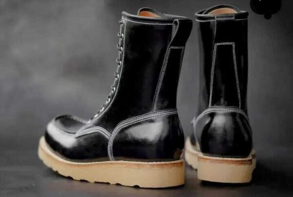Autumn Winter High Boots British Men Vintage Genuine