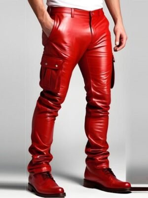 High-Quality Leather Motorcycle Trousers – Stylish & Protective Gear
