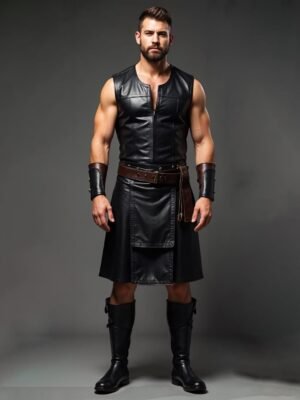Cyberpunk Kilt & Roman Warrior Costume – Futuristic & Gladiator Style