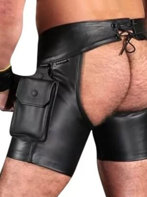 Men’s Body Harness with Jockstrap Armor Buckles Adjustable Strap Belt Club Costu