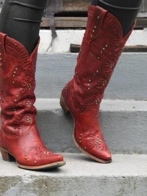 Women’s Formal Knee-High Boots – Elegant Office Style