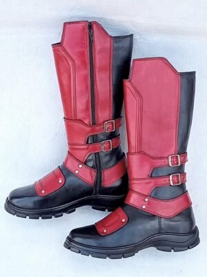 Deadpool & Wolverine Cosplay Long Boots – Custom Made