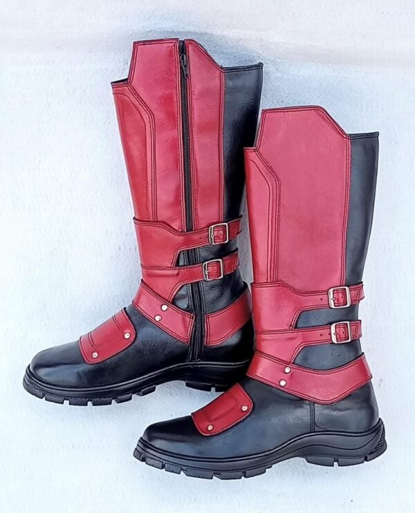Deadpool & Wolverine Cosplay Long Boots – Custom Made