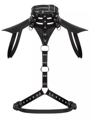 Men’s Gothic Punk Faux Leather Harness