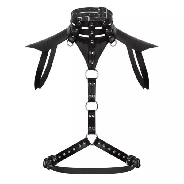 Men’s Gothic Punk Faux Leather Harness