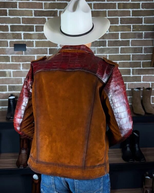 Men’s Faux Leather Biker Jacket