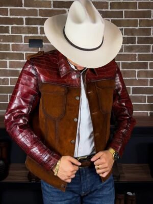 Men’s Faux Leather Biker Jacket