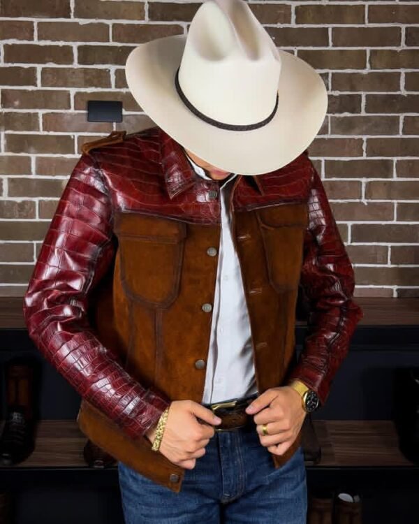 Men’s Faux Leather Biker Jacket