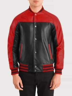 Holt Men’s Black & Red Varsity Jacket
