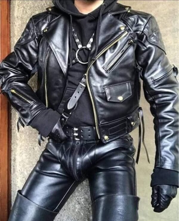 Men’s BLUF Quilted Leather Jacket