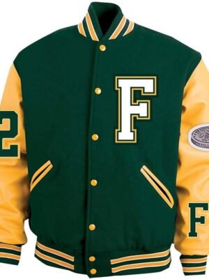 This A$AP Ferg varsity jacket blends classic collegiate style with bold streetwear