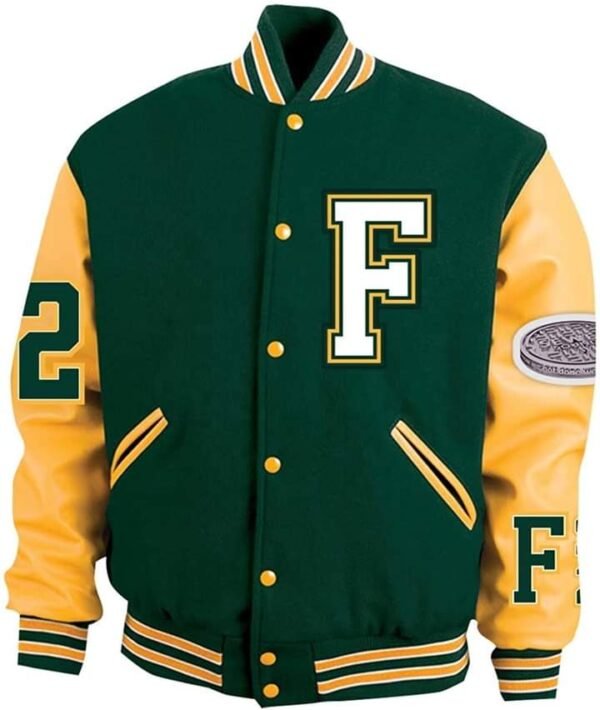 This A$AP Ferg varsity jacket blends classic collegiate style with bold streetwear