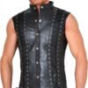 Handmade Lace-Up Leather Sleeveless Top Men’s Vest Corset Style Men’s Party Vest