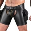 Men’s Body Harness with Jockstrap Armor Buckles Adjustable Strap Belt Club Costu