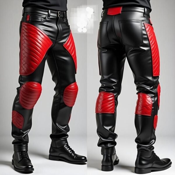 High-Quality Leather Motorcycle Trousers – Stylish & Protective Gear